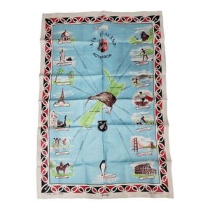 Fast Colours Pure Linen Kitchen Tea Towel - Arctic New Zealand Aotearoa